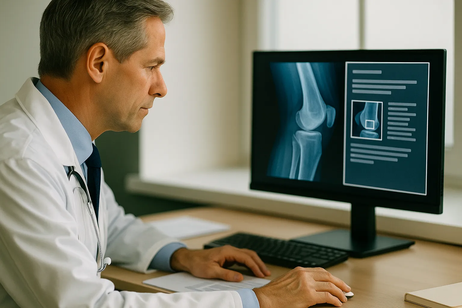 Recebimento do laudo ortopédico